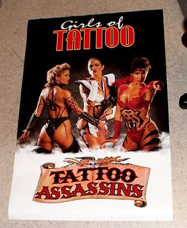 Tattoo Assassins chegou a ter posters divulgando o jogo